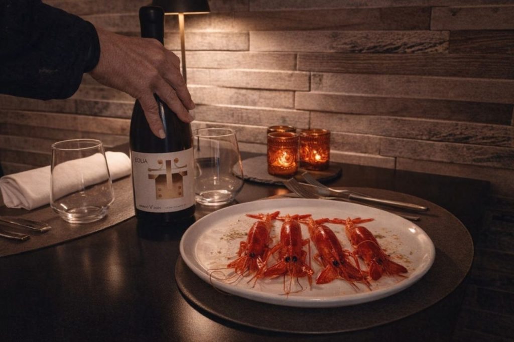 Gambero rosso di Ortigia servito alla Locanda Sikè, ristorante di pesce a Siracusa vicino Ortigia