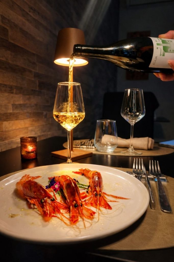 Gambero rosso di Ortigia con vino bianco – Locanda Sikè Siracusa